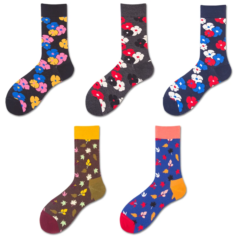 Cotton Socks Men Colorful Flowers Pink Red Leaf Comfortable Funny Socks Happy Socks Adult Casual Crew Socks Autumn Winter
Cotton Socks Men Colorful Flowers Pink Red Leaf Comfortable Funny Socks Happy Socks Adult Casual Crew Socks Autumn Winter