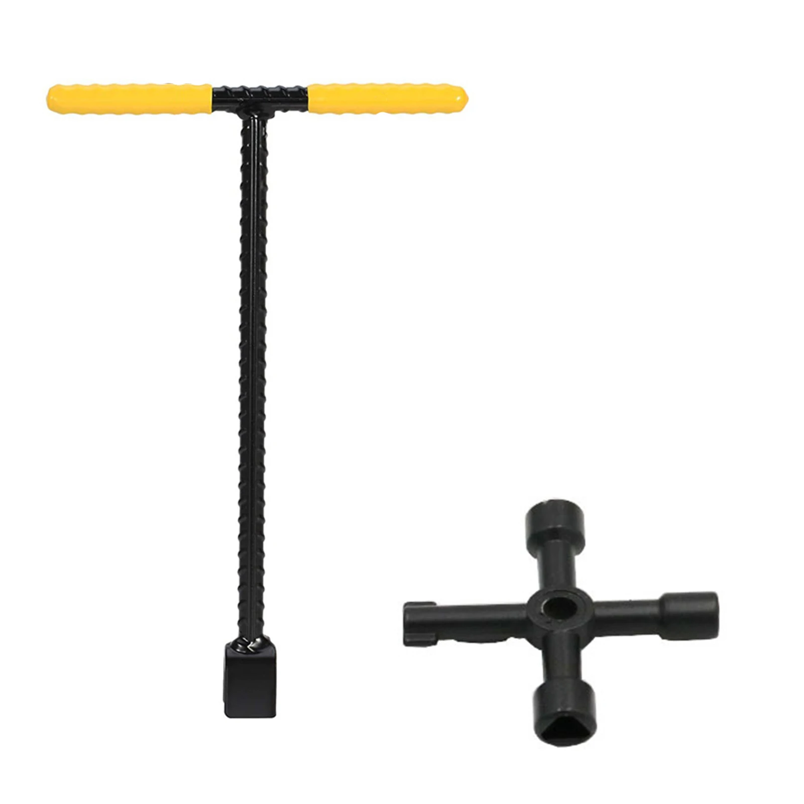 T-shaped Water Meter Wrench Multifunctional Handle Tool Sturdy Steel Useful Utility Faucet Easy To Use For Home Or Sensible
T-shaped Water Meter Wrench Multifunctional Handle Tool Sturdy Steel Useful Utility Faucet Easy To Use For Home Or Sensible