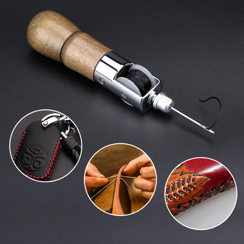 Leather Sewing Awl Kit Manual DIY Luggage Wax Thread Needles Stitcher Leather Carving Sewing Craft Device Canvas Repair Tool
Leather Sewing Awl Kit Manual DIY Luggage Wax Thread Needles Stitcher Leather Carving Sewing Craft Device Canvas Repair Tool