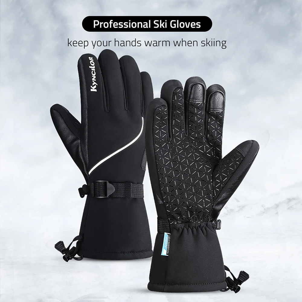 Winter Skiing Gloves Waterproof Windproof Glove Touch Screen Snowboard Gloves Winter Warm Gloves with Reflective Strip
Winter Skiing Gloves Waterproof Windproof Glove Touch Screen Snowboard Gloves Winter Warm Gloves with Reflective Strip