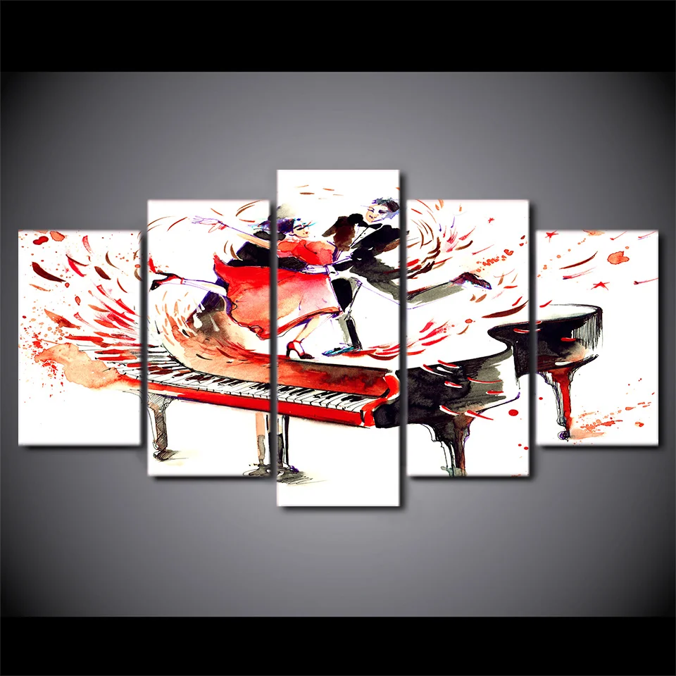 Canvas Poster Paintings Wall Artwork Printed 5 Panel Couple Dance Waltz Photo Pictures Home Decoration For Living Room Frame
Canvas Poster Paintings Wall Artwork Printed 5 Panel Couple Dance Waltz Photo Pictures Home Decoration For Living Room Frame