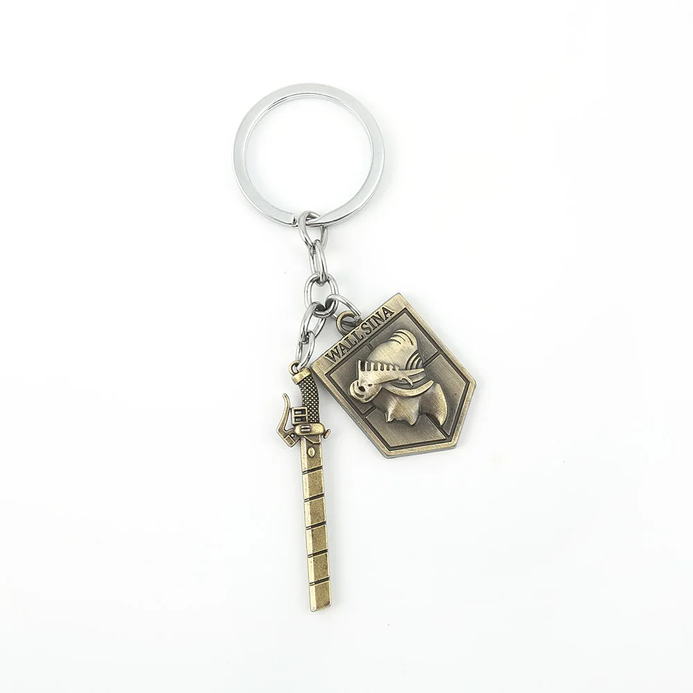 Japanese Anime Attack on Titan Keychain Necklace Wings of Freedom Alloy Key Chain Key Ring Eren Mikasa for Men Cosplay Wholesale
Japanese Anime Attack on Titan Keychain Necklace Wings of Freedom Alloy Key Chain Key Ring Eren Mikasa for Men Cosplay Wholesale