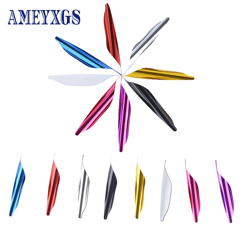 50pcs 1.8Inch Archery Arrow Feather Fletching Plastic Spiral Vanes DIY Arrows Accessories For Bow and Arrow Hunting Shooting
50pcs 1.8Inch Archery Arrow Feather Fletching Plastic Spiral Vanes DIY Arrows Accessories For Bow and Arrow Hunting Shooting
