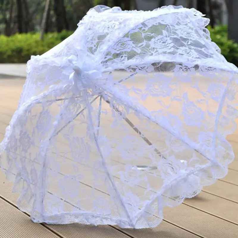 Bridal Lace Hollow Umbrella Wedding Decoration Photo Props Rose Long Handle Umbrellas
Bridal Lace Hollow Umbrella Wedding Decoration Photo Props Rose Long Handle Umbrellas
