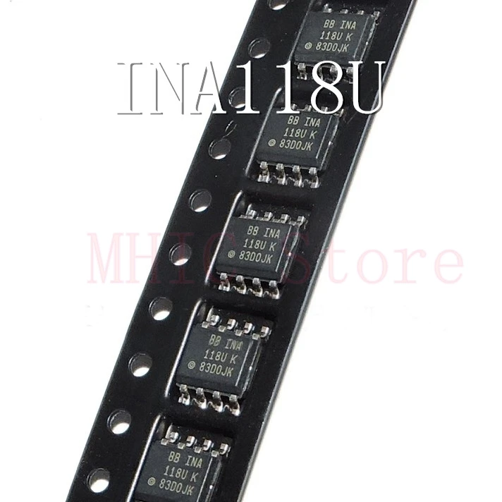 10 шт. INA118U INA118 SOIC 8 precision op amp усилитель низкой мощности контрольно измерительный IC