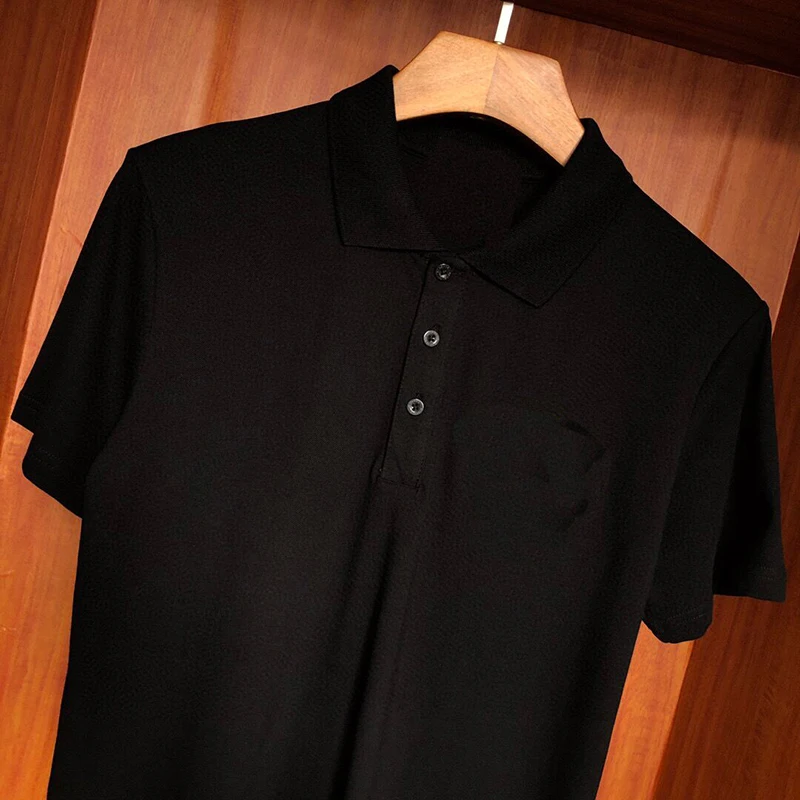 Exaggerated Hot Drilling Comfortable Fabric Brand Slim Men's Polo Shirt Plus Size Trendy Handsome Personality Short Sleeves
Exaggerated Hot Drilling Comfortable Fabric Brand Slim Men's Polo Shirt Plus Size Trendy Handsome Personality Short Sleeves