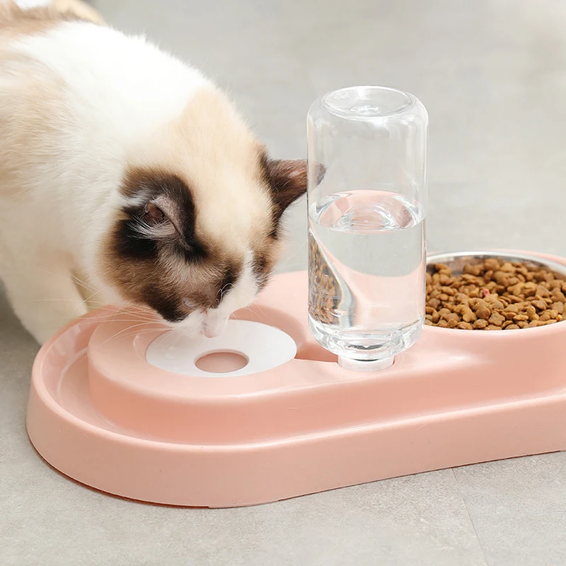 Cat Double Food Bowl Holder Water Bowl Dog Automatic Drinking Food Anti-Overturning Rice Bowl Pet Products
Cat Double Food Bowl Holder Water Bowl Dog Automatic Drinking Food Anti-Overturning Rice Bowl Pet Products