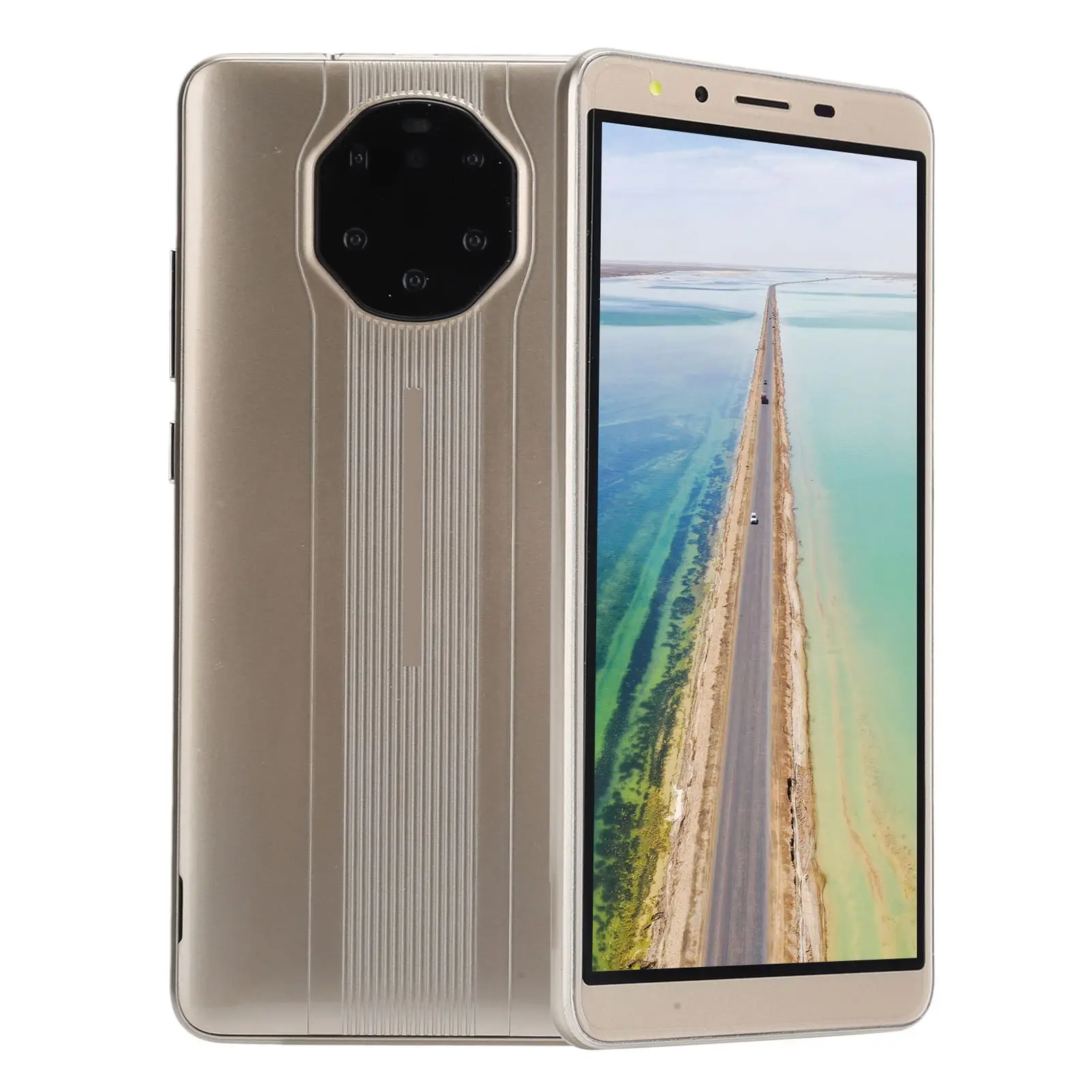5.8in Mate40 RS Face Fingerprint Unlock Cell Phone Dual Cards Dual Standby Smartphone 512MB+4GBfor Android 6.1-Gold
5.8in Mate40 RS Face Fingerprint Unlock Cell Phone Dual Cards Dual Standby Smartphone 512MB+4GBfor Android 6.1-Gold