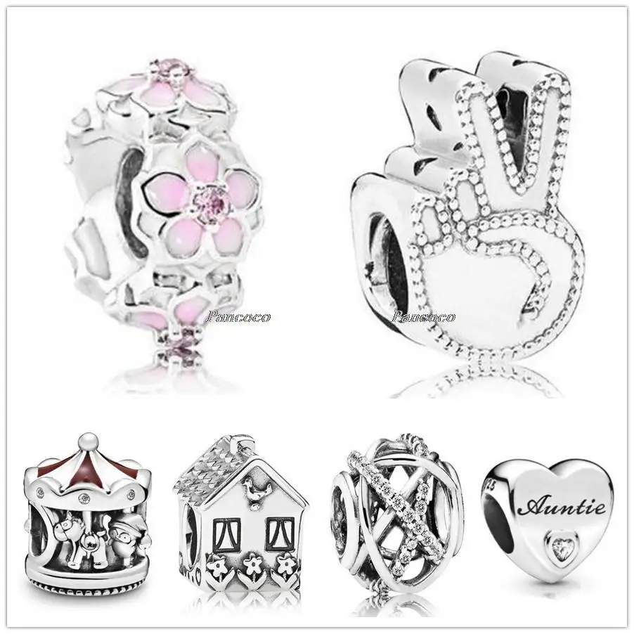 Authentic 925 Sterling Silver Textural Beaded The Victory Hand Symbol Of Peace Beads Fit Pandora Bracelet & Necklace Jewelry
Authentic 925 Sterling Silver Textural Beaded The Victory Hand Symbol Of Peace Beads Fit Pandora Bracelet & Necklace Jewelry