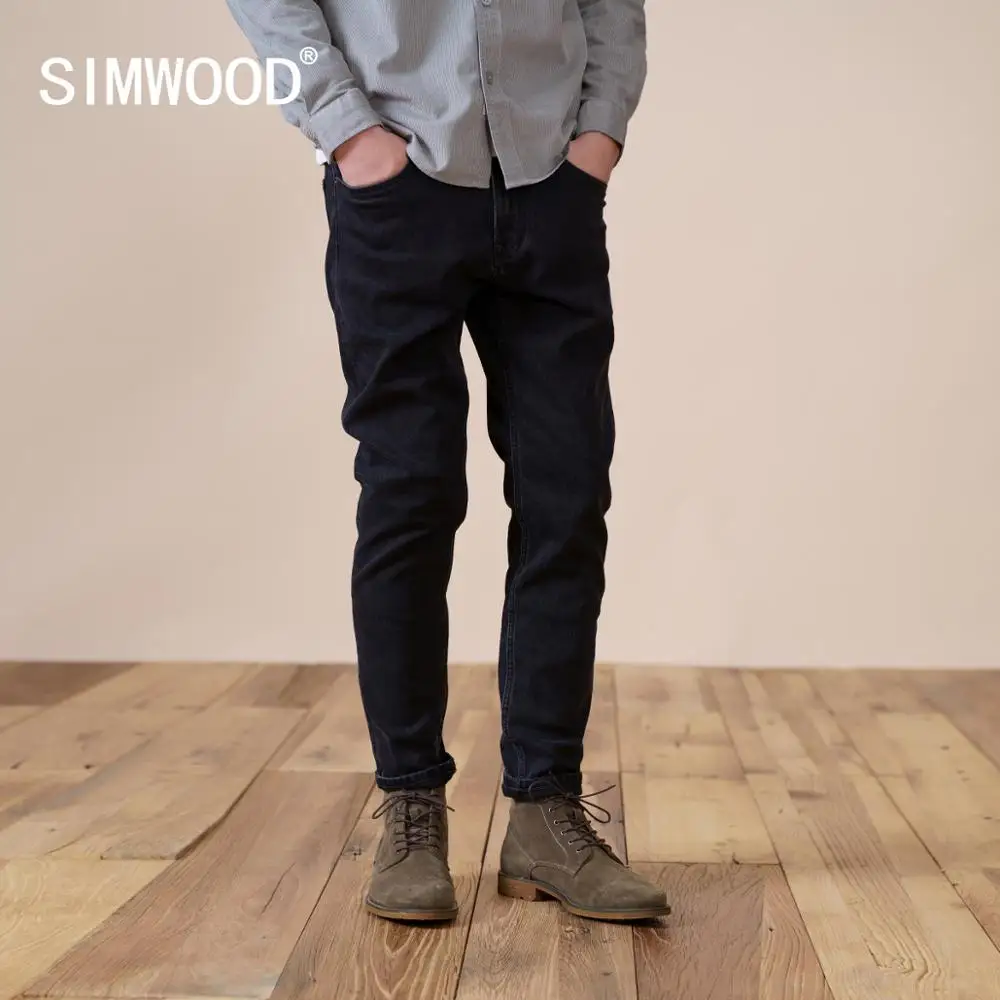 SIMWOOD 2022 Зимние новые теплые флисовые подкладочные джинсы мужские черные облегающие джинсовые брюки высокое качество плотные джинсы SK130015
SIMWOOD 2022 Зимние новые теплые флисовые подкладочные джинсы мужские черные облегающие джинсовые брюки высокое качество плотные джинсы SK130015