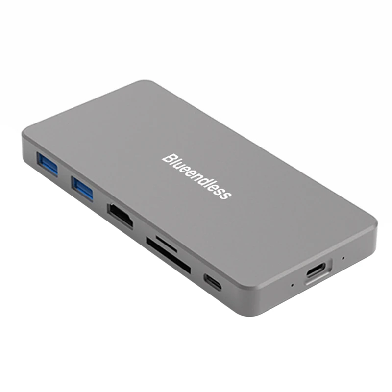 Blueendless USB C HUB M.2 NVMe SSD чехол Тип C + PD + USB3.0 + 4K HDMI-совместимая док-станция корпус SSD для Pro ноутбука
Blueendless USB C HUB M.2 NVMe SSD чехол Тип C + PD + USB3.0 + 4K HDMI-совместимая док-станция корпус SSD для Pro ноутбука