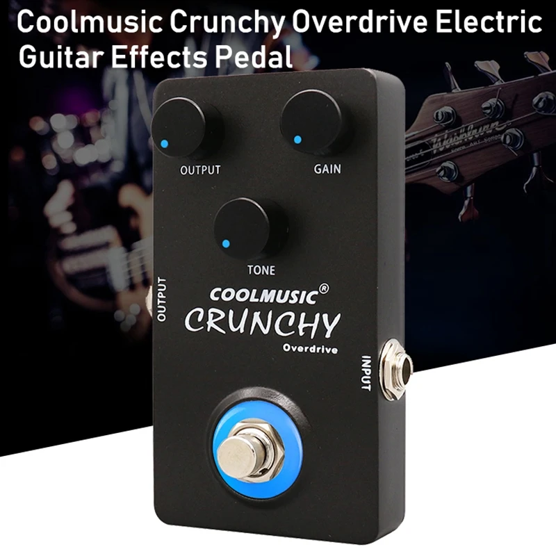 COOLMUSIC Electric Guitar Analog Overdrive Distortion Bass Guitar Effect Pedal True Bypass Aluminum Alloy Shell
COOLMUSIC Electric Guitar Analog Overdrive Distortion Bass Guitar Effect Pedal True Bypass Aluminum Alloy Shell