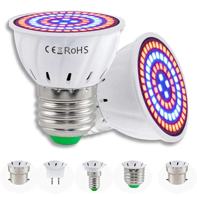 Phyto Led B22 Hydroponic Growth Light E27 Led Grow Bulb MR16 Full Spectrum 220V UV Lamp Plant E14 Flower Seedling Fitolamp GU10
Phyto Led B22 Hydroponic Growth Light E27 Led Grow Bulb MR16 Full Spectrum 220V UV Lamp Plant E14 Flower Seedling Fitolamp GU10