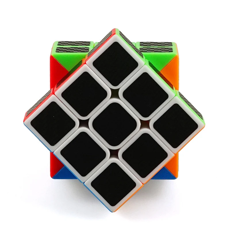 3x3x3 и 2*2 наклейка из углеродного волокна магический куб головоломка 3x3 скорости