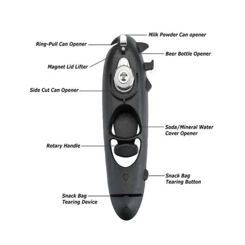Multifunction Tin Canned Food Opener Stainless Steel Manual Can Opener Side Cutter Beer Bottle Opening Kitchen Bar Tools
Multifunction Tin Canned Food Opener Stainless Steel Manual Can Opener Side Cutter Beer Bottle Opening Kitchen Bar Tools