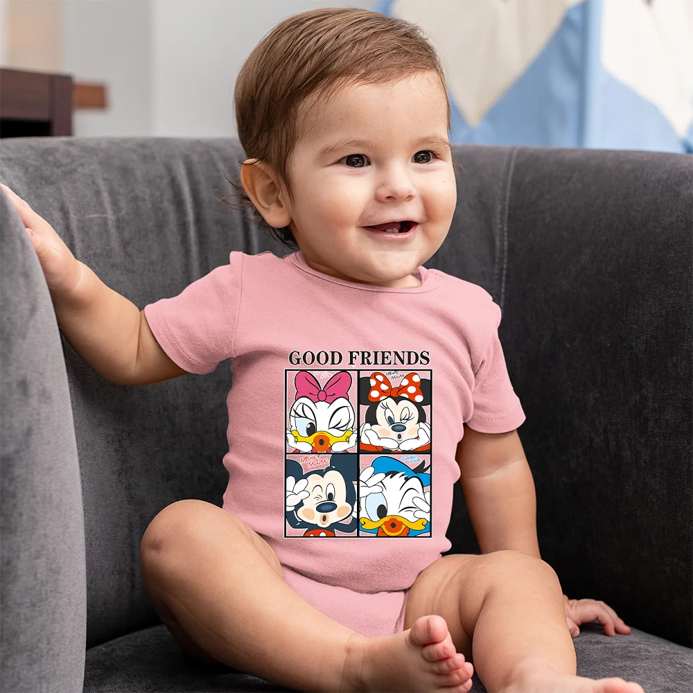 Girl Cute One-piece Bodysuit Colorful Kids Clothes Casual Cartoon Mickey and His Good Friends Printed Jumpsuit Infant Romper
Girl Cute One-piece Bodysuit Colorful Kids Clothes Casual Cartoon Mickey and His Good Friends Printed Jumpsuit Infant Romper