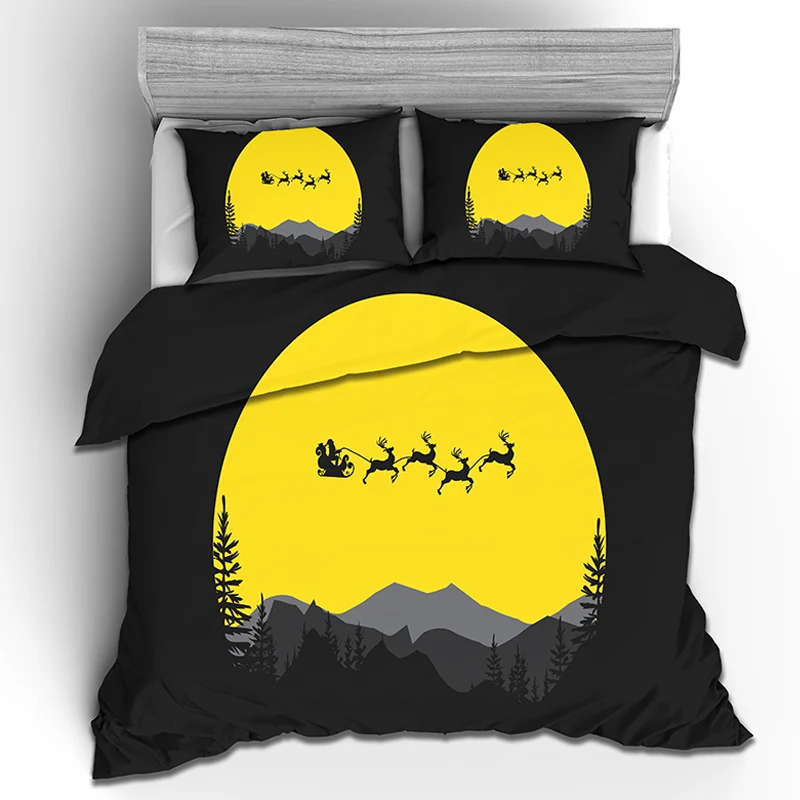 3D Christmas cartoon digital printing 1 quilt cover 1/2 pillowcase double large bed sheet set quilt set bedding quilt cover
3D Christmas cartoon digital printing 1 quilt cover 1/2 pillowcase double large bed sheet set quilt set bedding quilt cover