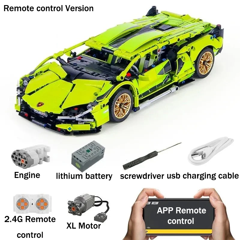 1254 шт. MOC RC/non-RC супер спортивный автомобиль с дистанционным управлением гоночные высокотехнологичные строительные блоки игрушки для детей
1254 шт. MOC RC/non-RC супер спортивный автомобиль с дистанционным управлением гоночные высокотехнологичные строительные блоки игрушки для детей