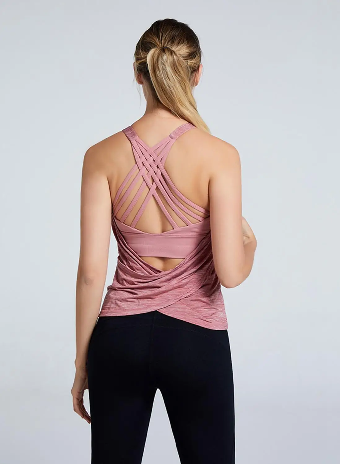 Tank Top For Women Gym Fake Two Breathable Sports Tank Tops Fitness Running Loose Cross Back Quick Dry Yoga Sportswear Women
Tank Top For Women Gym Fake Two Breathable Sports Tank Tops Fitness Running Loose Cross Back Quick Dry Yoga Sportswear Women