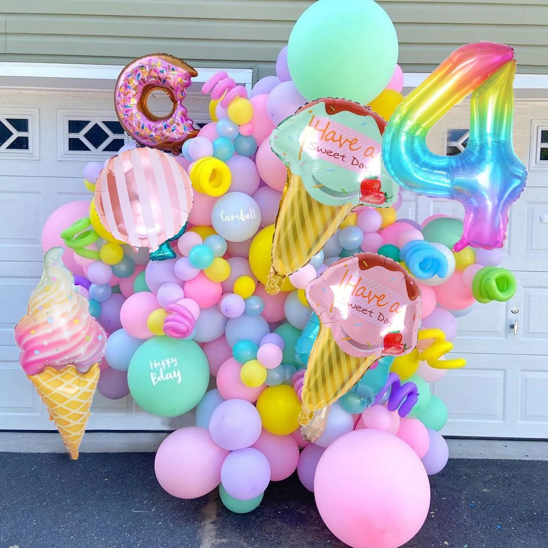 1set Ice Cream Donut Lip Popcorn Candy Foil Balloons Baby Shower Happy Birthday Party Decoration Balloon Boy Girl Kid Cute Toys
1set Ice Cream Donut Lip Popcorn Candy Foil Balloons Baby Shower Happy Birthday Party Decoration Balloon Boy Girl Kid Cute Toys