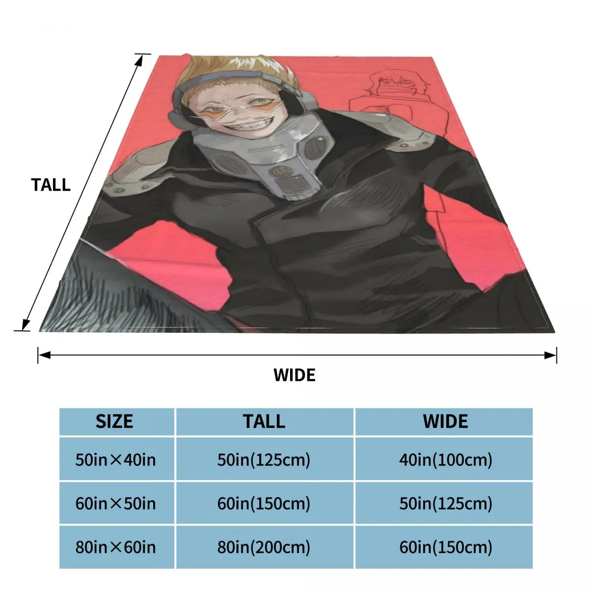 Yamada Hizashi Blanket Velvet All Season Anime My Hero Academia Multi-function Warm Throw Blankets for Home Bedroom Plush Thin
Yamada Hizashi Blanket Velvet All Season Anime My Hero Academia Multi-function Warm Throw Blankets for Home Bedroom Plush Thin