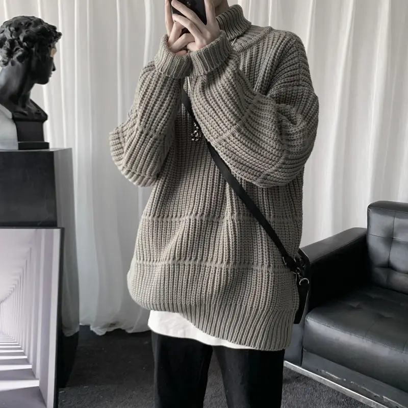 Men's sweater 2020 Autumn winter new solid-color slim turtleneck knit sweater sweater loose casual personality youth men's wear
Men's sweater 2020 Autumn winter new solid-color slim turtleneck knit sweater sweater loose casual personality youth men's wear