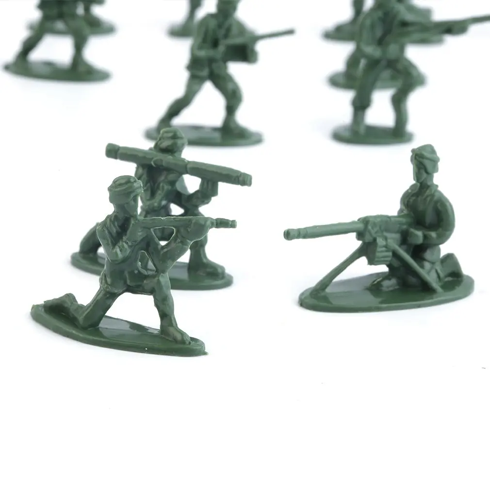 100pcs/Pack Military Plastic Toy Soldiers Army Men Figures 12 Poses Perfect for gifts or Collection Good for Intelligence
100pcs/Pack Military Plastic Toy Soldiers Army Men Figures 12 Poses Perfect for gifts or Collection Good for Intelligence