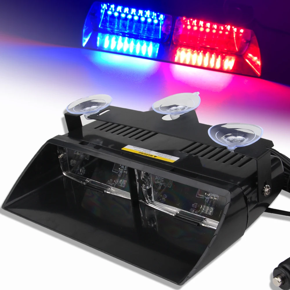 Car Light Assembly S2 DC12V Suction Cup Police Light 16LED Strobe Light 18 Flashing Mode 16 LED Warning Light Signal Lamp
Car Light Assembly S2 DC12V Suction Cup Police Light 16LED Strobe Light 18 Flashing Mode 16 LED Warning Light Signal Lamp