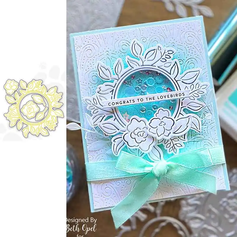 Sketched Rose Wreath Metal Cutting Dies for DIY Scrapbooking Crafts Dies Cut Stencils Maker Photo Album Template Handmade
Sketched Rose Wreath Metal Cutting Dies for DIY Scrapbooking Crafts Dies Cut Stencils Maker Photo Album Template Handmade