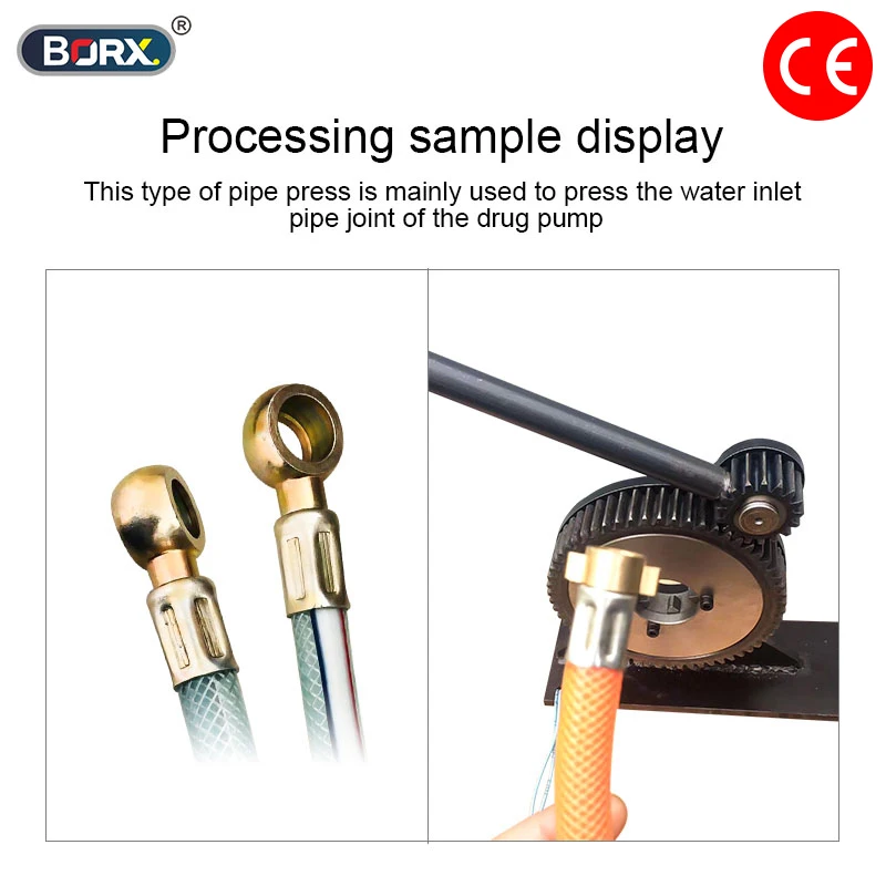 BORX 8mm-25mm Manual Pipe Press, Used For Press And Beat The Water Inlet Pipe Joint Of The Medicine Water Pump Crimper
BORX 8mm-25mm Manual Pipe Press, Used For Press And Beat The Water Inlet Pipe Joint Of The Medicine Water Pump Crimper