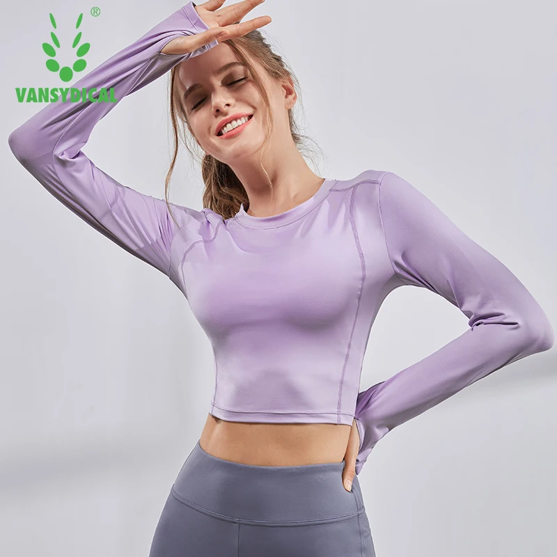 Женская рубашка для йоги VANSYDICAL, укороченный Топ с длинным рукавом для бега, фитнеса, тренажерного зала, быстросохнущая спортивная одежда, ру...
Женская рубашка для йоги VANSYDICAL, укороченный Топ с длинным рукавом для бега, фитнеса, тренажерного зала, быстросохнущая спортивная одежда, ру...