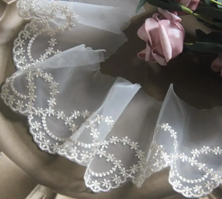 1yard Width:8cm Golden Thread Flower Lace Mesh Embroidery Lace DIY Wedding Dress Headdress Skirt Crafts Popular Money (KK-904)
1yard Width:8cm Golden Thread Flower Lace Mesh Embroidery Lace DIY Wedding Dress Headdress Skirt Crafts Popular Money (KK-904)