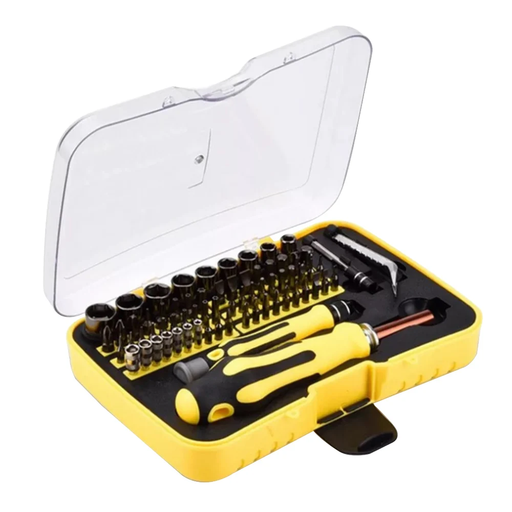 Toolbox Handle Socket Screwdriver Bit Set Household Hardware Repair Maintenance Tools
Toolbox Handle Socket Screwdriver Bit Set Household Hardware Repair Maintenance Tools