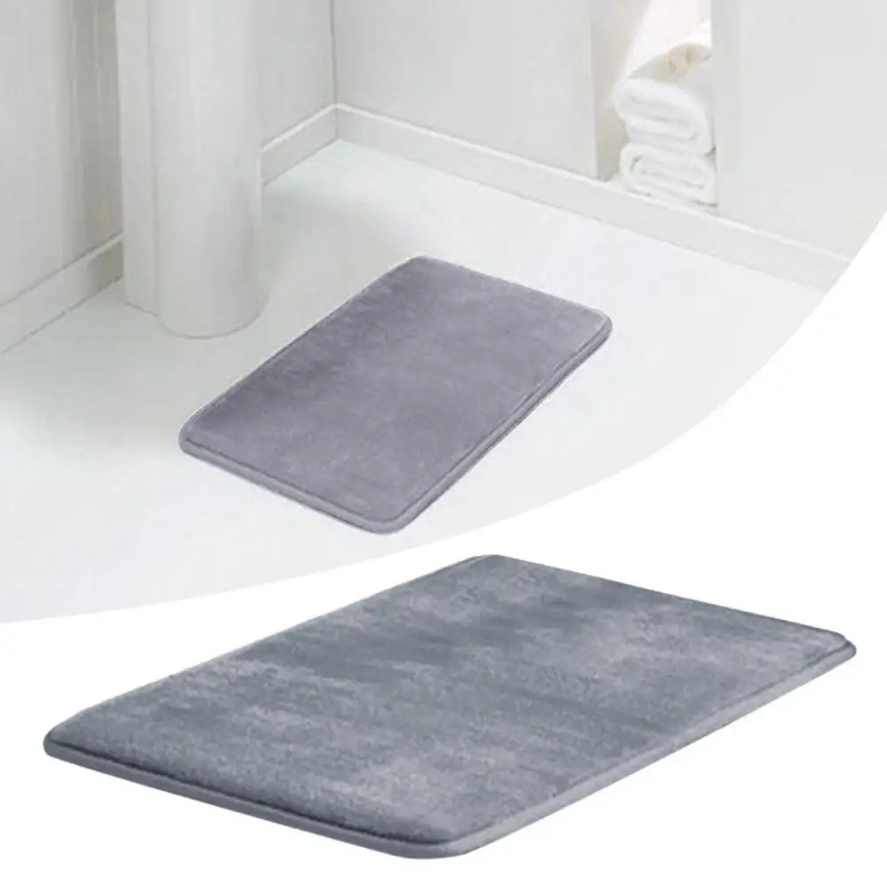 Ванная комната Memory Foam коврик для ванной ковер Нескользящая впитывающая флис