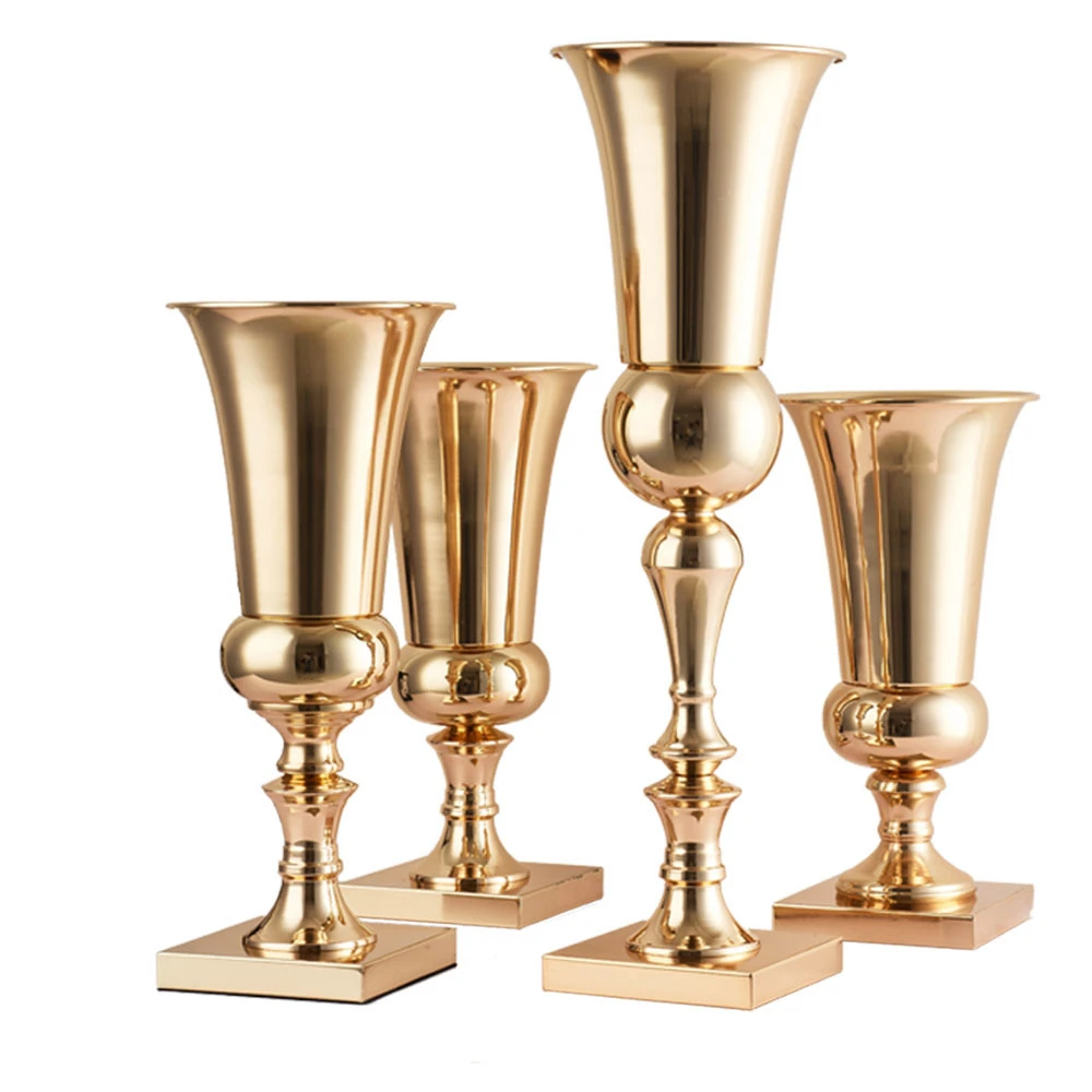 10 PCS/LOT Vases Wedding Table Centerpieces Event Floor Road Lead Metal Vase Flower Holders For Christmas Party Home Decoration
10 PCS/LOT Vases Wedding Table Centerpieces Event Floor Road Lead Metal Vase Flower Holders For Christmas Party Home Decoration