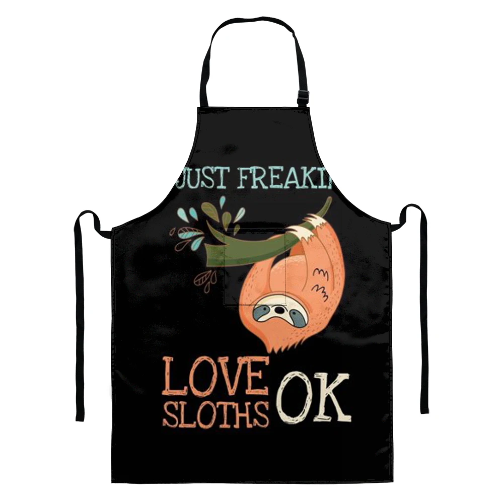 Cartoon Cute Sloth Pattern Kitchen Cleaning Aprons Dress for Women Baking Accesories Pinafore Waterproof Apron with Pocket New
Cartoon Cute Sloth Pattern Kitchen Cleaning Aprons Dress for Women Baking Accesories Pinafore Waterproof Apron with Pocket New