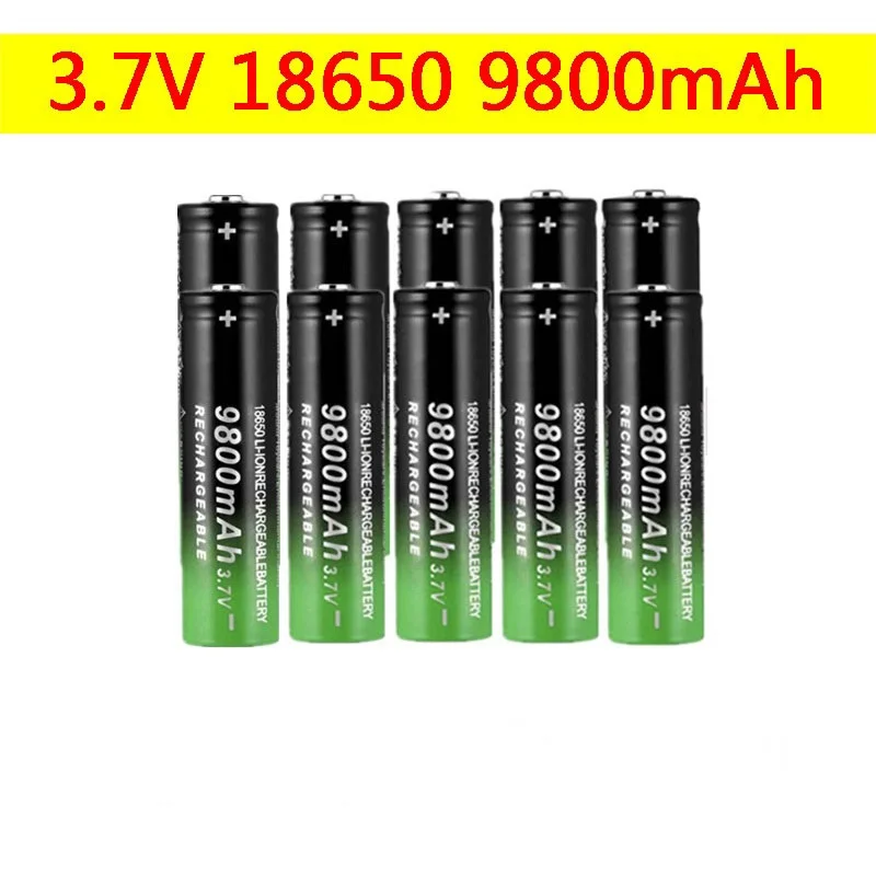 4 Pcs 18650 Battery High Quality 9800mAh 3.7V 18650 Li-ion Batteries Rechargeable Battery For Flashlight Torch
4 Pcs 18650 Battery High Quality 9800mAh 3.7V 18650 Li-ion Batteries Rechargeable Battery For Flashlight Torch