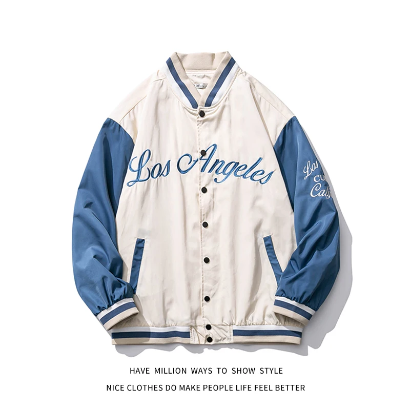 Thin Oversize Loose Women's Boyfriend Style Baseball Jacket Men's Bomber Varsity Unisex Couple 2021 New Spring&Autumn Embroid
Thin Oversize Loose Women's Boyfriend Style Baseball Jacket Men's Bomber Varsity Unisex Couple 2021 New Spring&Autumn Embroid