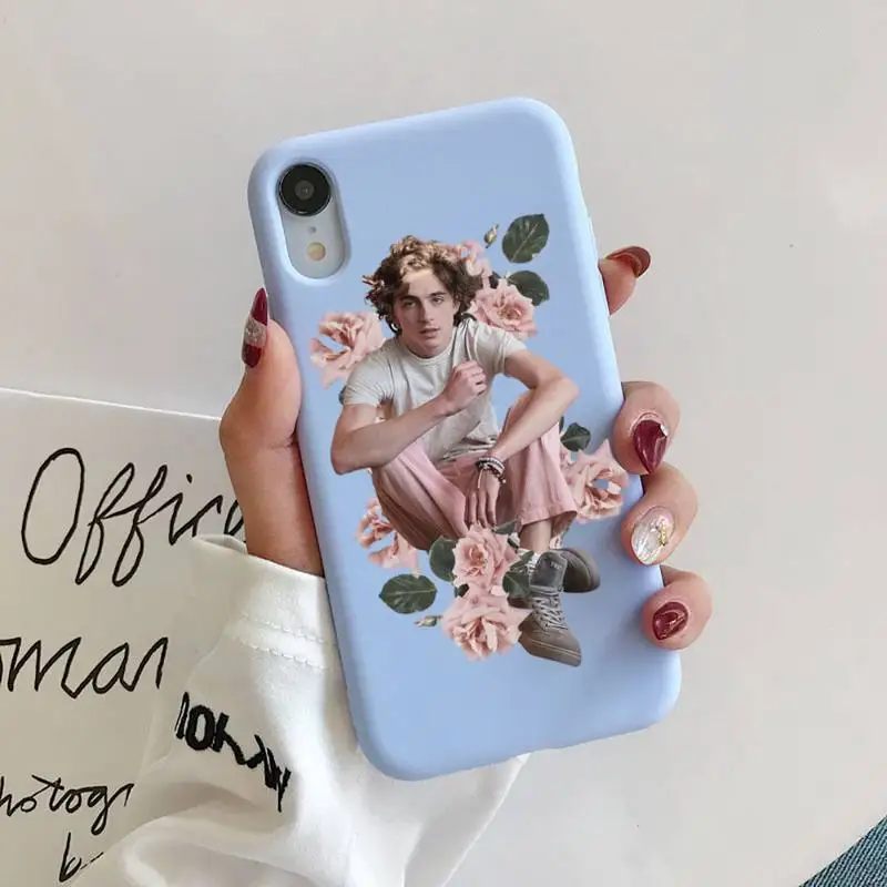 Timothee chalamet Phone Case for iphone 11 Pro Max X XS Max XR Candy Color Soft Cover For iPhone 7 8 6 6S Plus Funda Cases
Timothee chalamet Phone Case for iphone 11 Pro Max X XS Max XR Candy Color Soft Cover For iPhone 7 8 6 6S Plus Funda Cases
