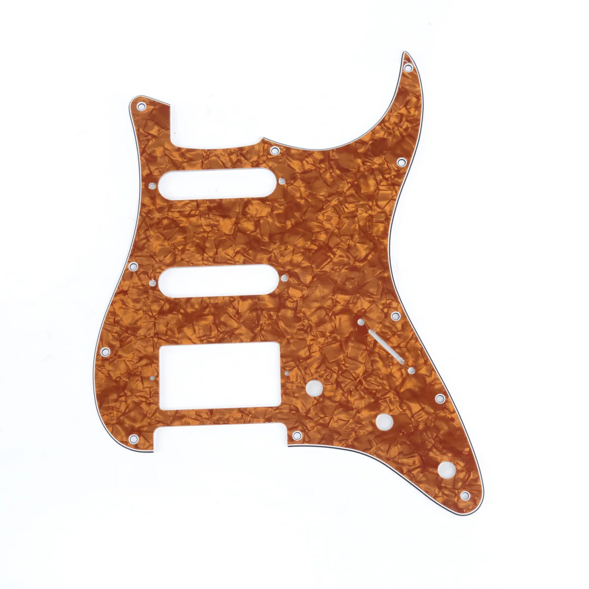 Strat Pickguard для гитары Musiclily HSS с 11 отверстиями для крыла США/мексиканского стандарта Stratocaster, 4-слойный земляный жемчуг желтого цвета
Strat Pickguard для гитары Musiclily HSS с 11 отверстиями для крыла США/мексиканского стандарта Stratocaster, 4-слойный земляный жемчуг желтого цвета