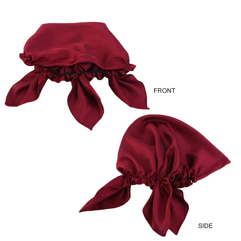 Reversible Silk Satin Bonnet Hair Caps Adjust Sleep Wrap Night Cap Head Cover Hat For Curly Springy Hair Styling Accessories
Reversible Silk Satin Bonnet Hair Caps Adjust Sleep Wrap Night Cap Head Cover Hat For Curly Springy Hair Styling Accessories
