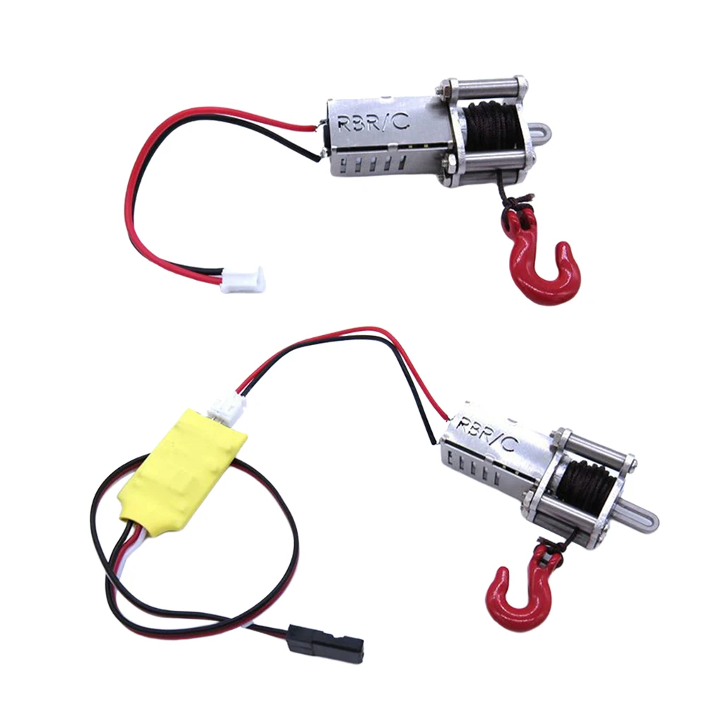 RC Aluminum Automatic Winch System Set for WPL MN JJRC 1/12 1/14 1/16 Scale Off-Road RC Crawler Car Accessory Parts
RC Aluminum Automatic Winch System Set for WPL MN JJRC 1/12 1/14 1/16 Scale Off-Road RC Crawler Car Accessory Parts