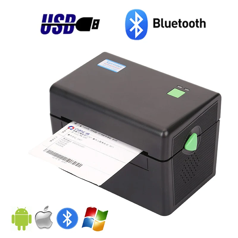 4 дюйма Bluetooth Термальность принтер этикеток адрес доставки штрих код создатель