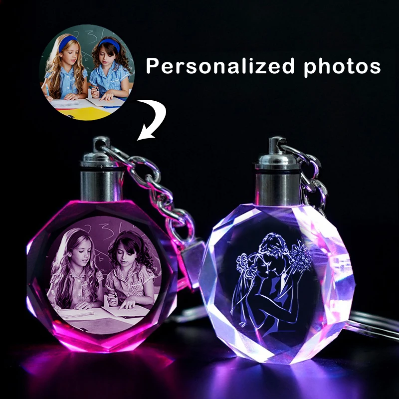 Custom photo luminous keychain color LED heart-shaped personalized gift for friends lovers lovers family baby birthday gifts
Custom photo luminous keychain color LED heart-shaped personalized gift for friends lovers lovers family baby birthday gifts