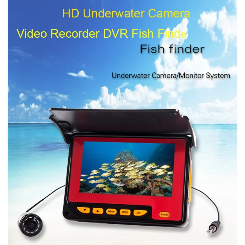 20 м 1000TVL рыболокатор подводная камера для подледной рыбалки 4 3 дюймов ЖК монитор 8