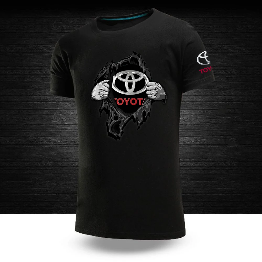 2020 New Men's Toyota Car Logo Summer Brand Cotton Man T-shirt Short-sleeve Man Short Sleeve T-shirts For Male Custom Tops
2020 New Men's Toyota Car Logo Summer Brand Cotton Man T-shirt Short-sleeve Man Short Sleeve T-shirts For Male Custom Tops