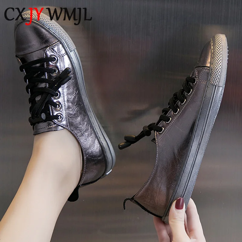CXJYWMJL 2021 New Women Genuine Leather Sneakers Autumn Fashion Little White Shoes Ladies Vulcanized Shoes Female Casual Sneaker
CXJYWMJL 2021 New Women Genuine Leather Sneakers Autumn Fashion Little White Shoes Ladies Vulcanized Shoes Female Casual Sneaker
