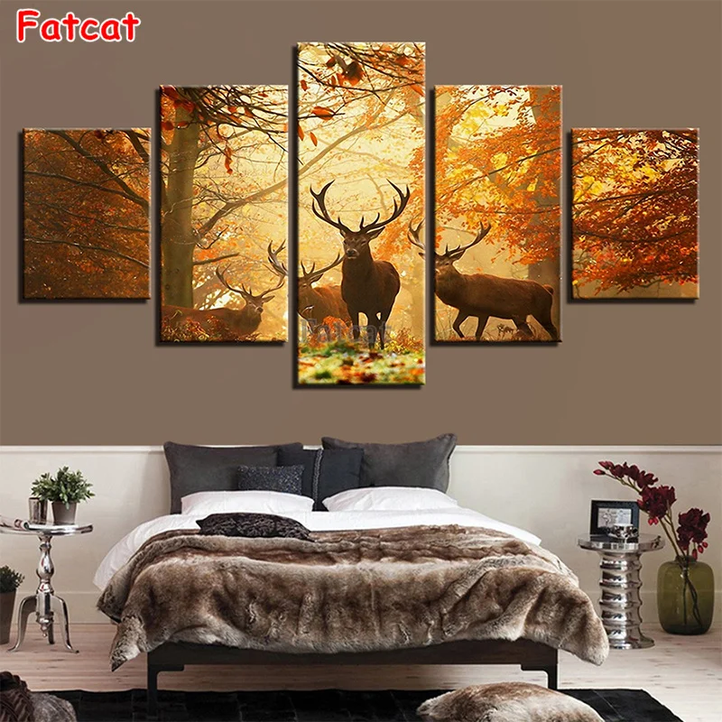 diy Diamond Painting Modern animal art,forest deer diamond mosaic full square drill diamond embroidery cross stitch 5 pcs PP1316
diy Diamond Painting Modern animal art,forest deer diamond mosaic full square drill diamond embroidery cross stitch 5 pcs PP1316