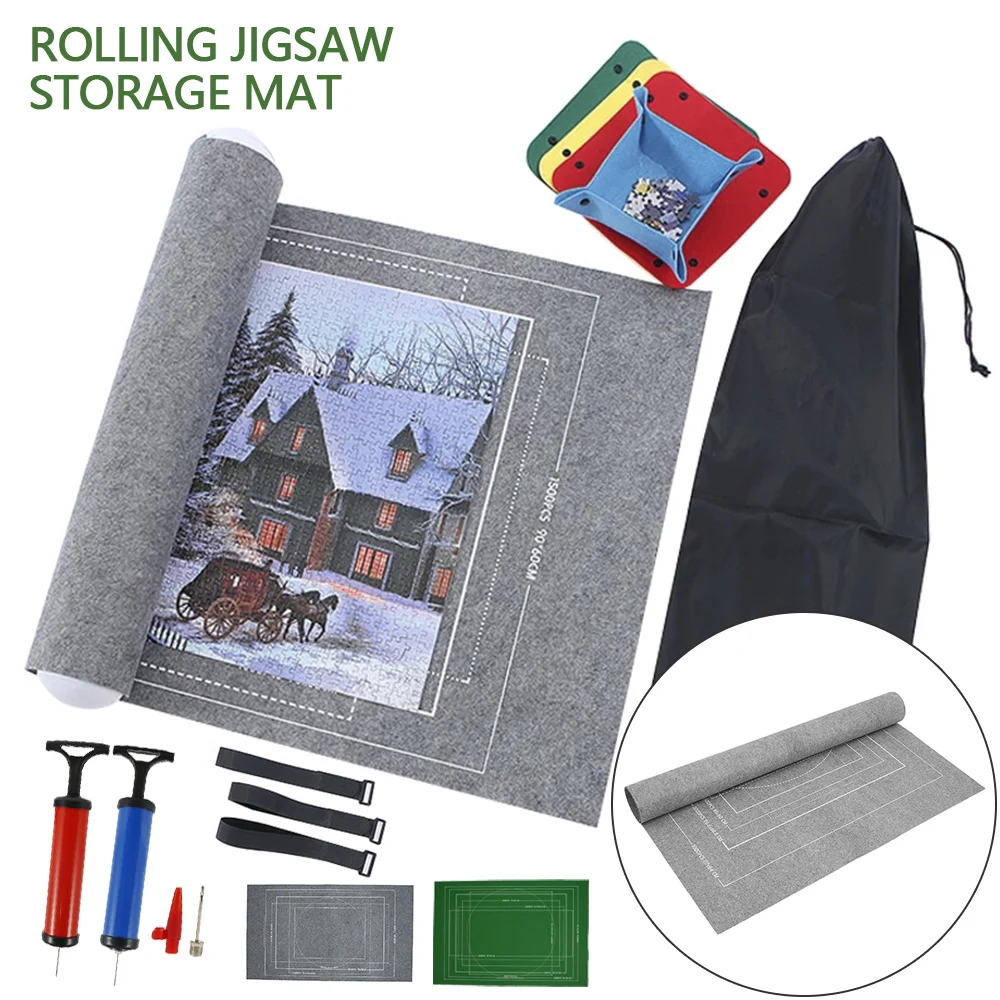 Jigsaw для хранения коврик в рулоне войлочный игровой большой продолжительностью