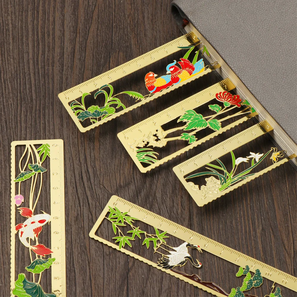Retro Chinese Style Hollow Metal Bookmark Ruler Book Holder Multifunction Book Clip Kids Gift School Office Stationery Supplies
Retro Chinese Style Hollow Metal Bookmark Ruler Book Holder Multifunction Book Clip Kids Gift School Office Stationery Supplies
